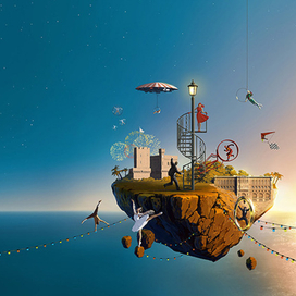 Иллюстрация для рекламной кампании Eloize Circus - MONACO 2016