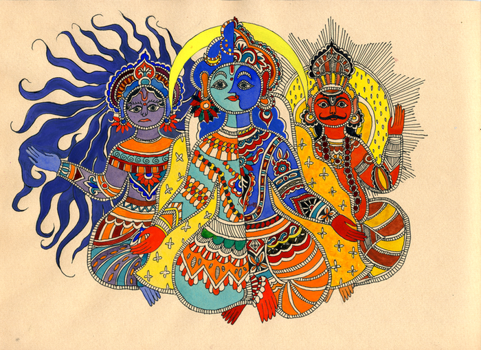 графика для индийской сказки