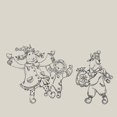 Коза с козлятами