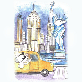 акварельная иллюстрация