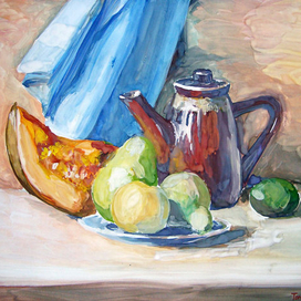 Натюрморт с тыквой