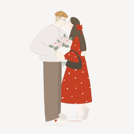 Влюблённые.