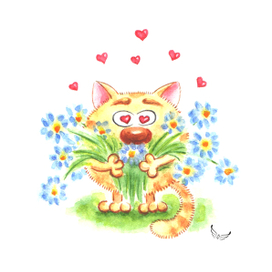 Влюбленный котэ