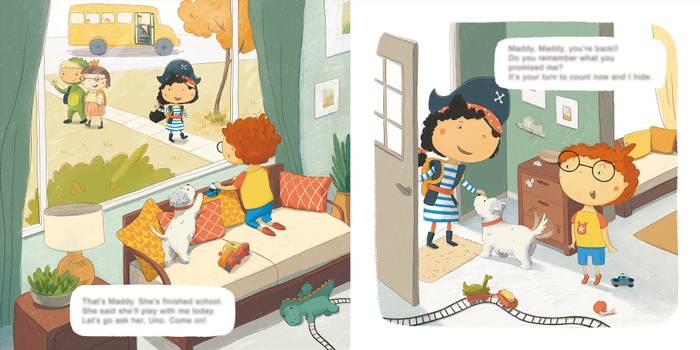 Разворот детской книжки