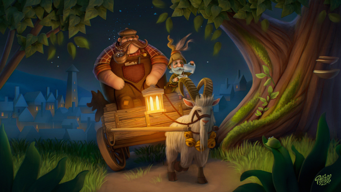 A Village Evening