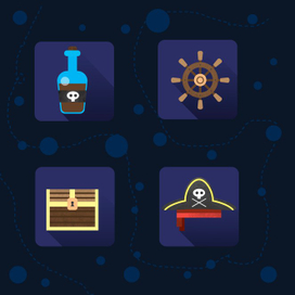 иконки на пиратскую тематику