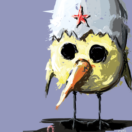 Векторная графика "Желтый генерал"