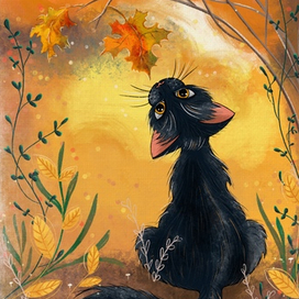 Осенняя открытка