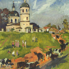 По домам. Вечер.