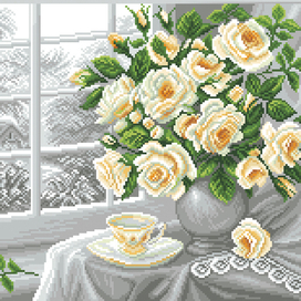 Натюрморт с розами