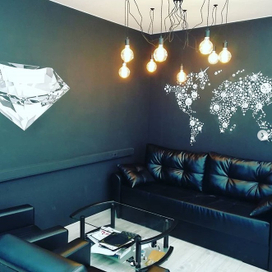 роспись стен в ювелирном шоу-руме