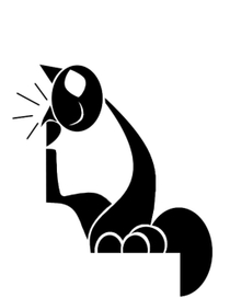 Кошка чешет ушко =)