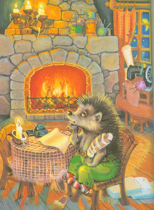 Сидел как-то Ёжик вечерком...