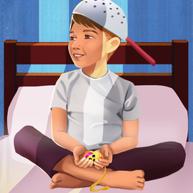 иллюстрация для последней полосы в книге "Эликсир счастья"