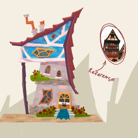 Стилизация домик