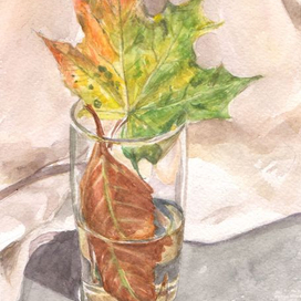 Листья в стакане