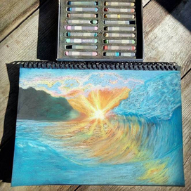 волна и солнце 