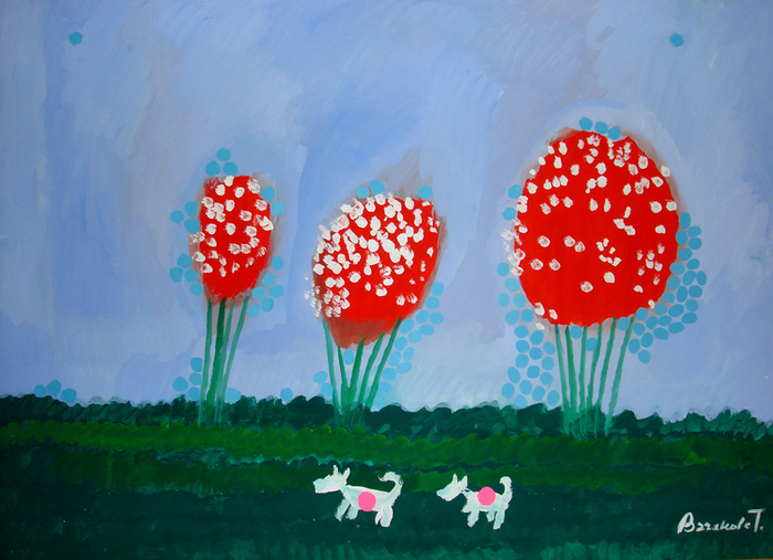 Белые собаки