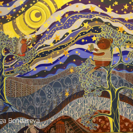 Как ёжик и  медвежонок протирали звезды