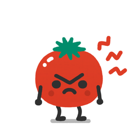 Сердитый помидор
