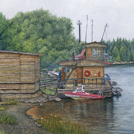 Станция спасения на водах в Пошехонье