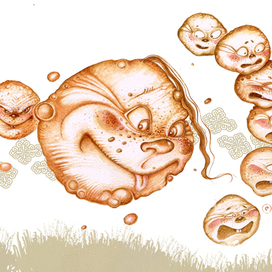 . Graphic novel "War of koloboks" .2016.