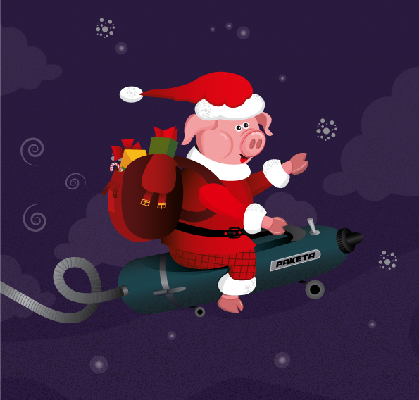 Новогодняя открытка