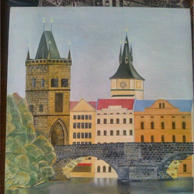 Речной трамвайчик.Прага.