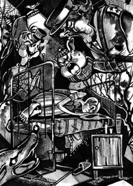 Страшный сон.   Иллюстрация к книге А. Краузе