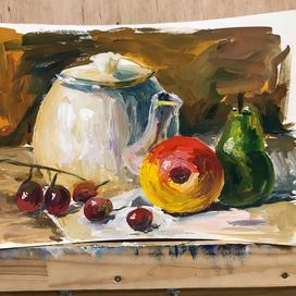 Этюд с чайником 