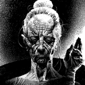 Бабуля. Иллюстрация 