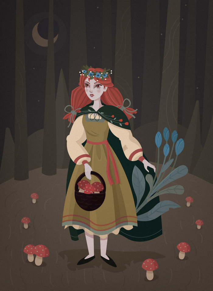 Рыжая девочка 