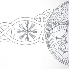 Реконструкция скандинавского орнамента(Scandinavian ornament)
