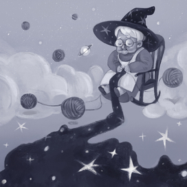 Космическая вязальщица