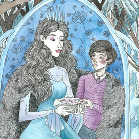 Иллюстрации для книги "Лев, колдунья и платяной шкаф"