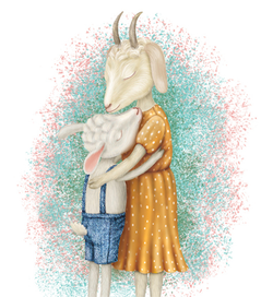 Козленок вернулся домой