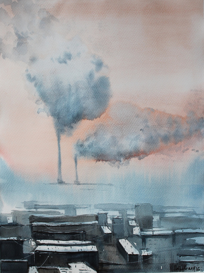 Пар вдалеке