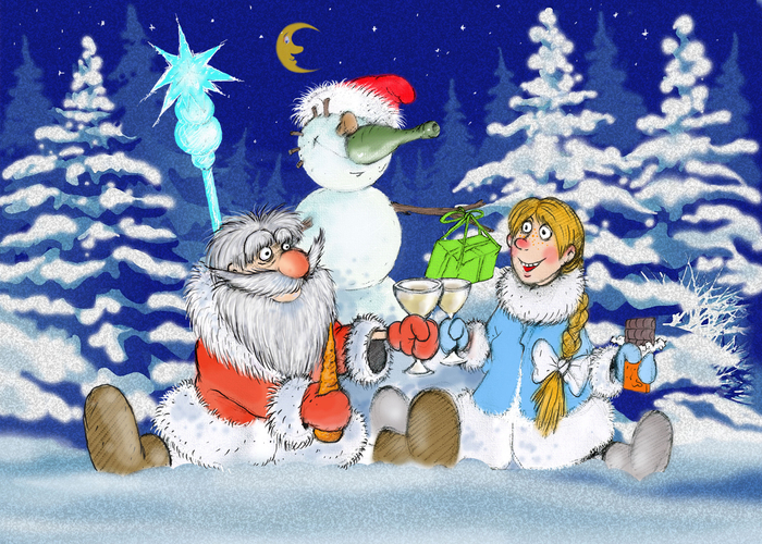 В Новогоднюю ночь !