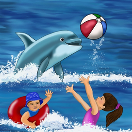 Игры с дельфином