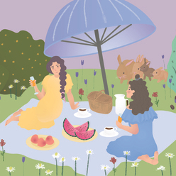 Дизайн стаканчиков "Пикник"