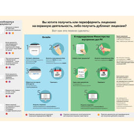 Инфографика о получении госуслуги