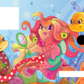 Черееашки и медуза