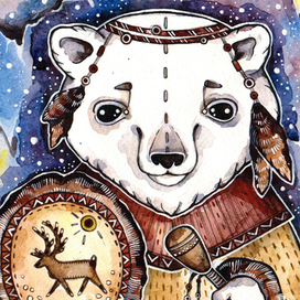 Полярный мишка - шаман 