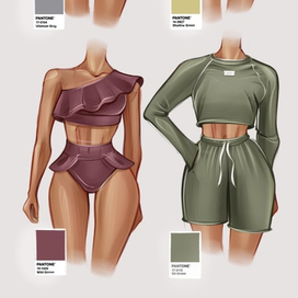 Эскизы одежды