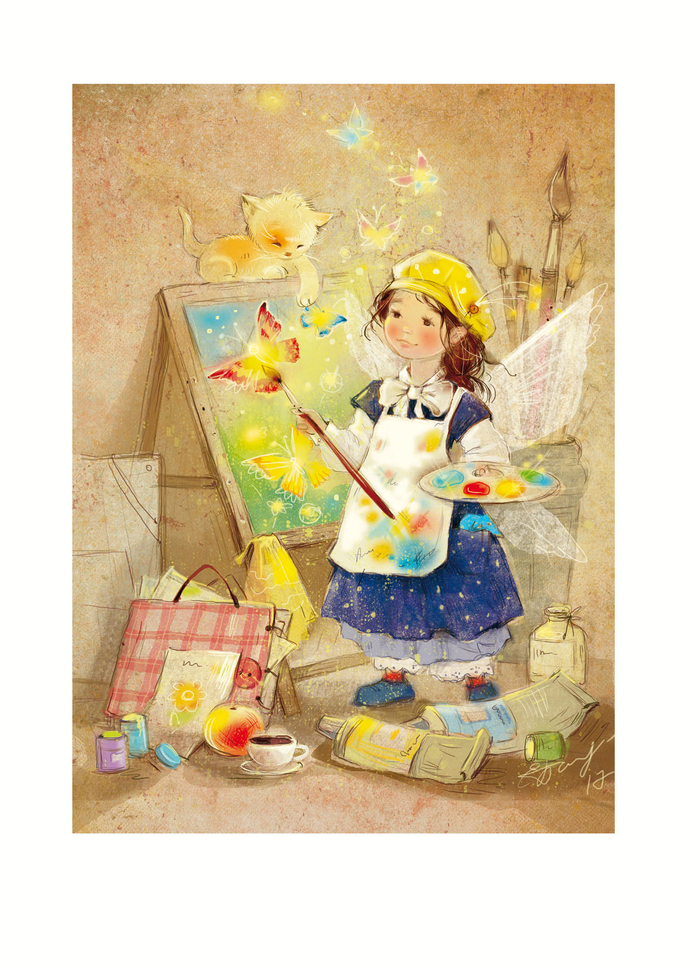 Фея-художница. Когда оживают мечты...)
