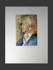 Портрет натурщицы.