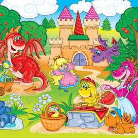 Драконы на отдыхе