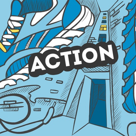 Иллюстрация для магазина кросовок 