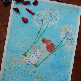 Полетаем на одуванчиках?