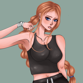 Боевая девушка 🧡